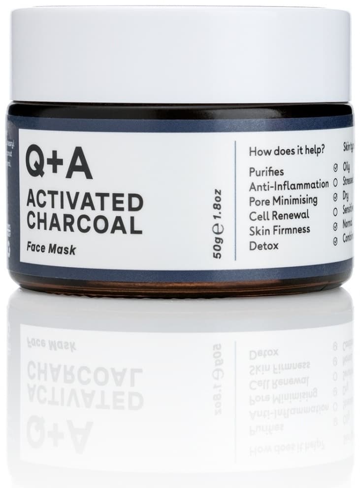 Q+A Маска для лица ACTIVATED CHARCOAL 50гр