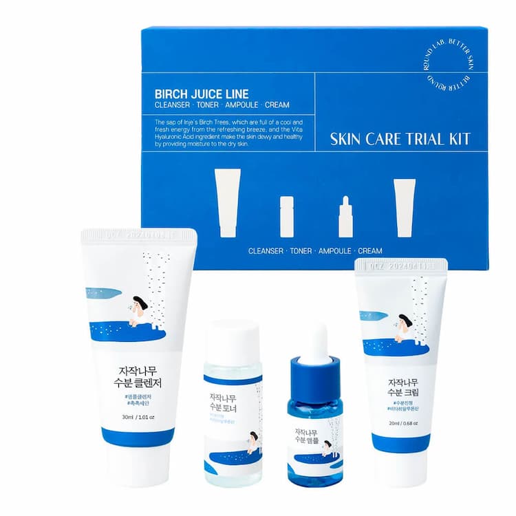 Round Lab Birch Juice line skin care freak kit