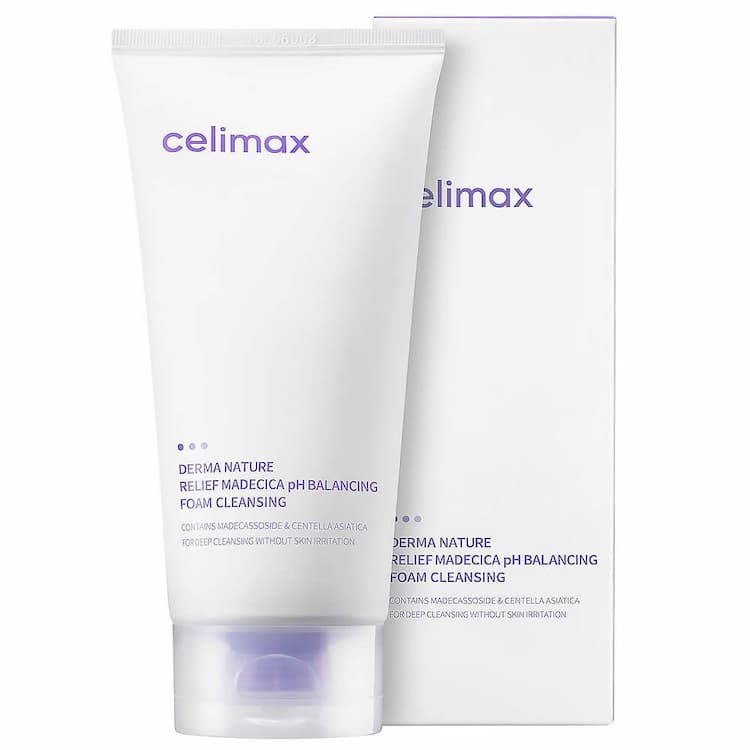 Celimax Derma Nature Relief Madecica pH Balancing Foam Cleansing