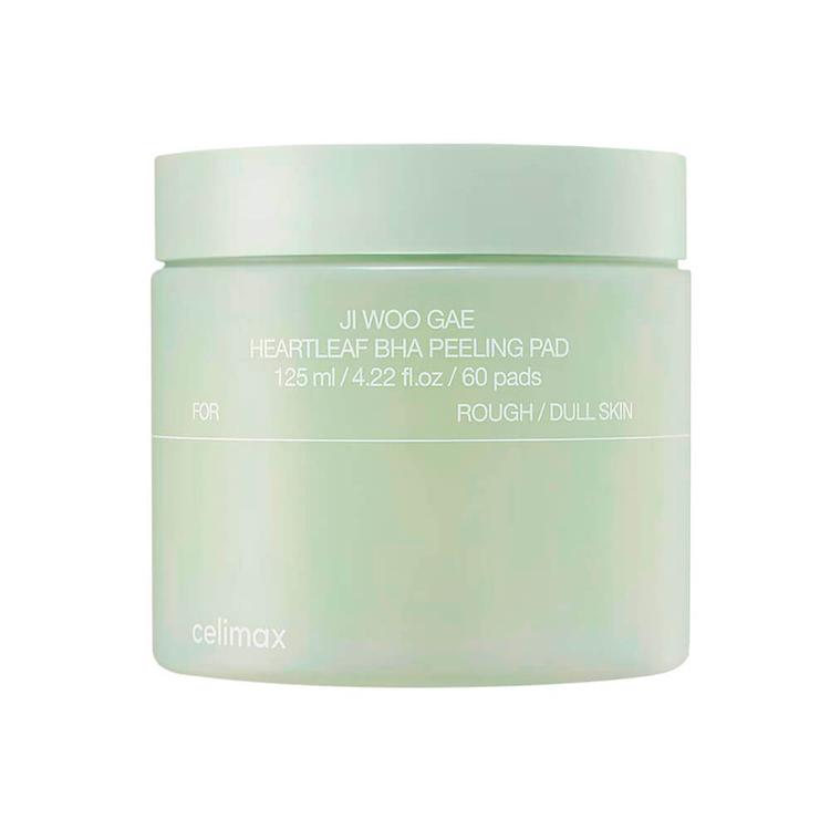 Тонизирующие пилинг-пэды с BHA-кислотой Celimax Ji Woo Gae Heartleaf BHA Peelind Pad